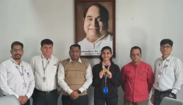 FE Student Unnati Phadtare Wins Two Gold Medals at District Karate Championship | DY Patil Technical Campus Pune