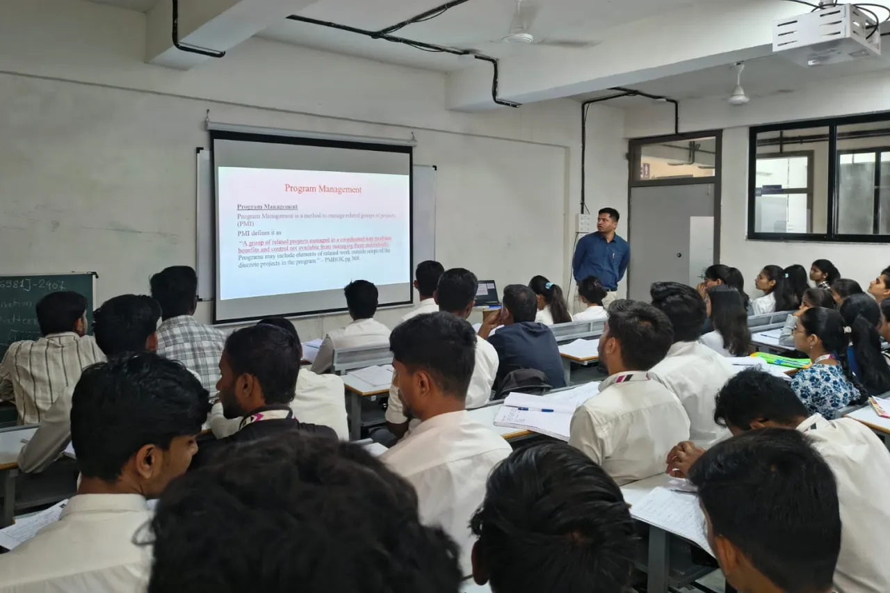 Expert Session on Project Management at DYPTC Varale